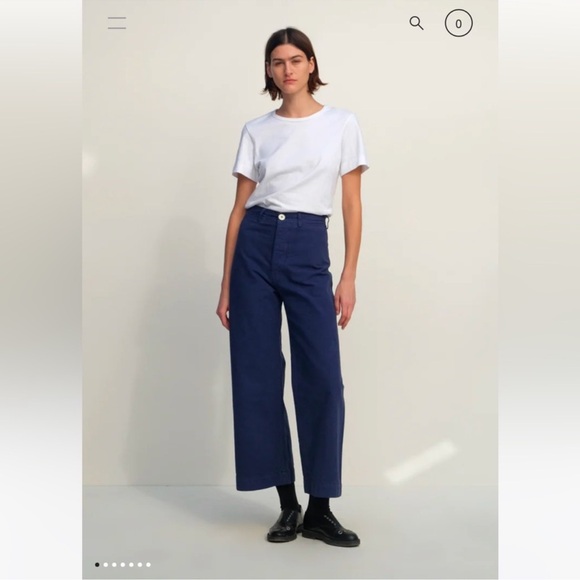 Jesse Kamm Sailor Pants Bill Cunningham Blue size M - Picture 1 of 9